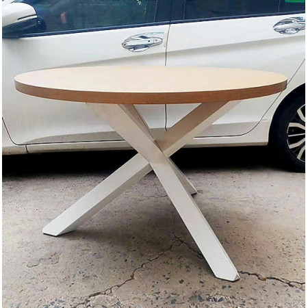 Kenay Home : Bàn Ăn Tròn 1m2 - Vàng Gỗ